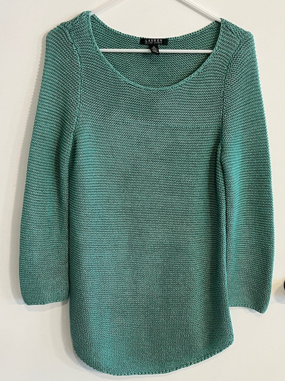 Women’s size small sea green light knit sweater